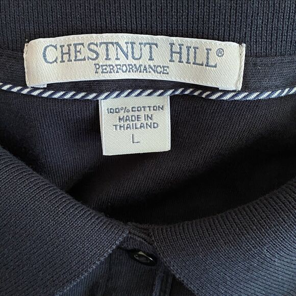 Sprite Films Womens Large Chestnut Hill Black Golf/Casual Polo Shirt - Picture 8 of 10